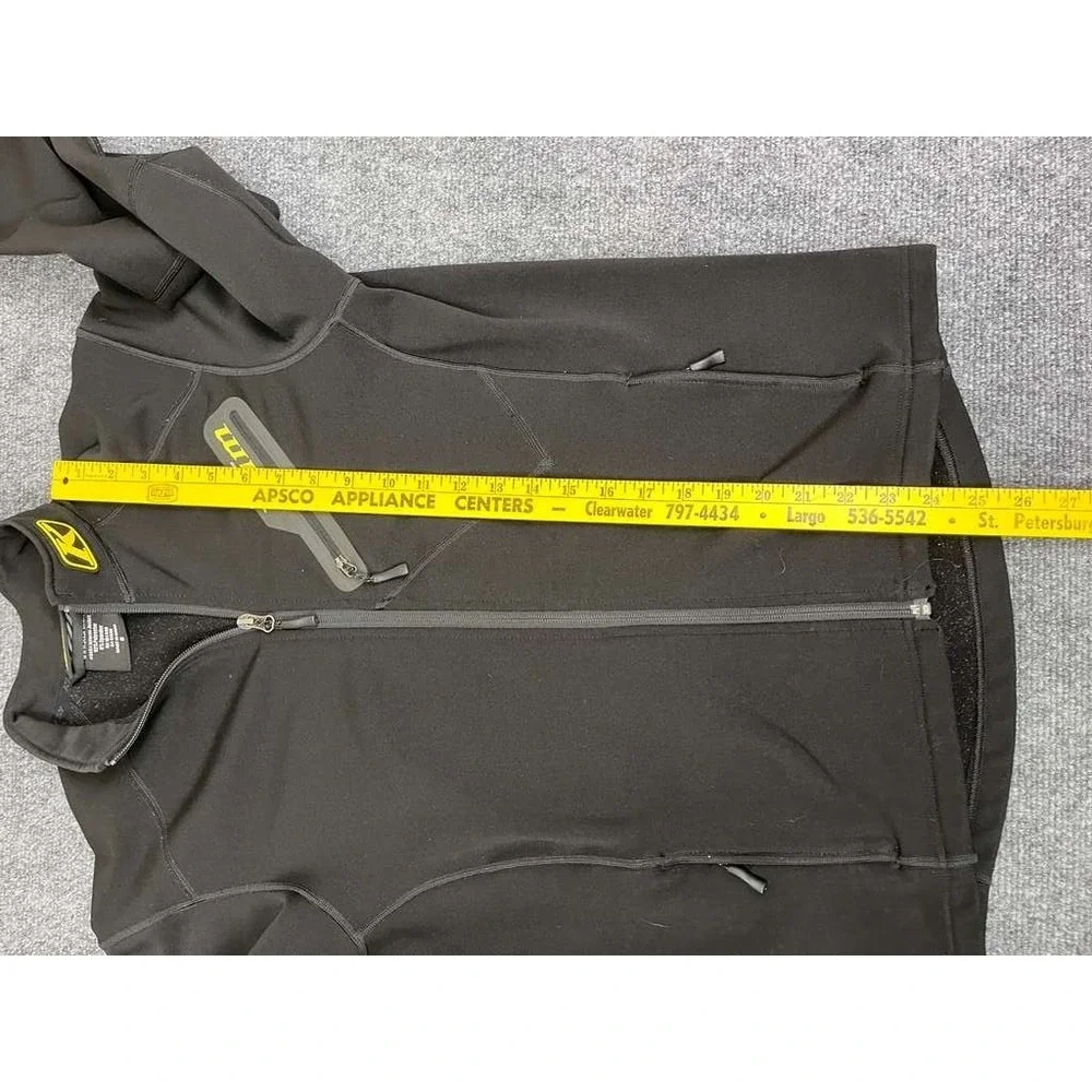 Klim Inferno Jacket Men's Small Black Full Zip Fleece Snowmobile Moto‎ Coat